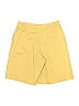 Max Mara Solid Yellow Shorts Size 10 - photo 2
