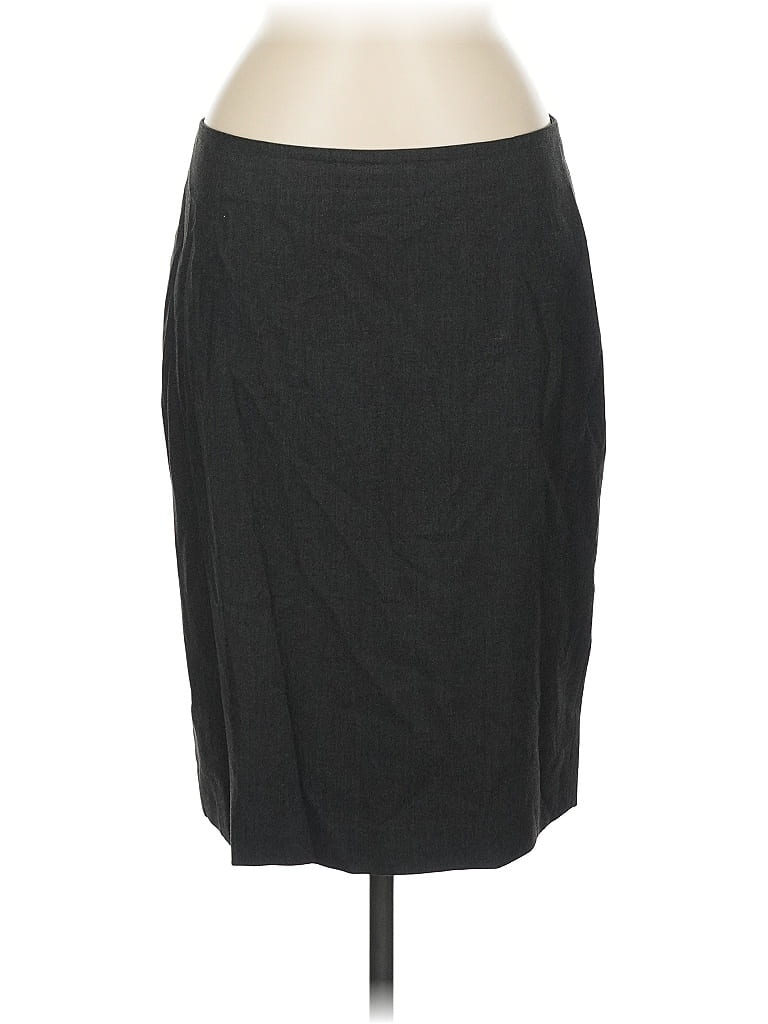 Pre-owned Ann Taylor Formal Skirt In Gray