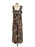 Ruby Rd. 100% Polyester Animal Print Brown Casual Dress Size L - photo 2