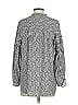 Max Studio 100% Polyester Paisley Gray Long Sleeve Blouse Size XS - photo 2