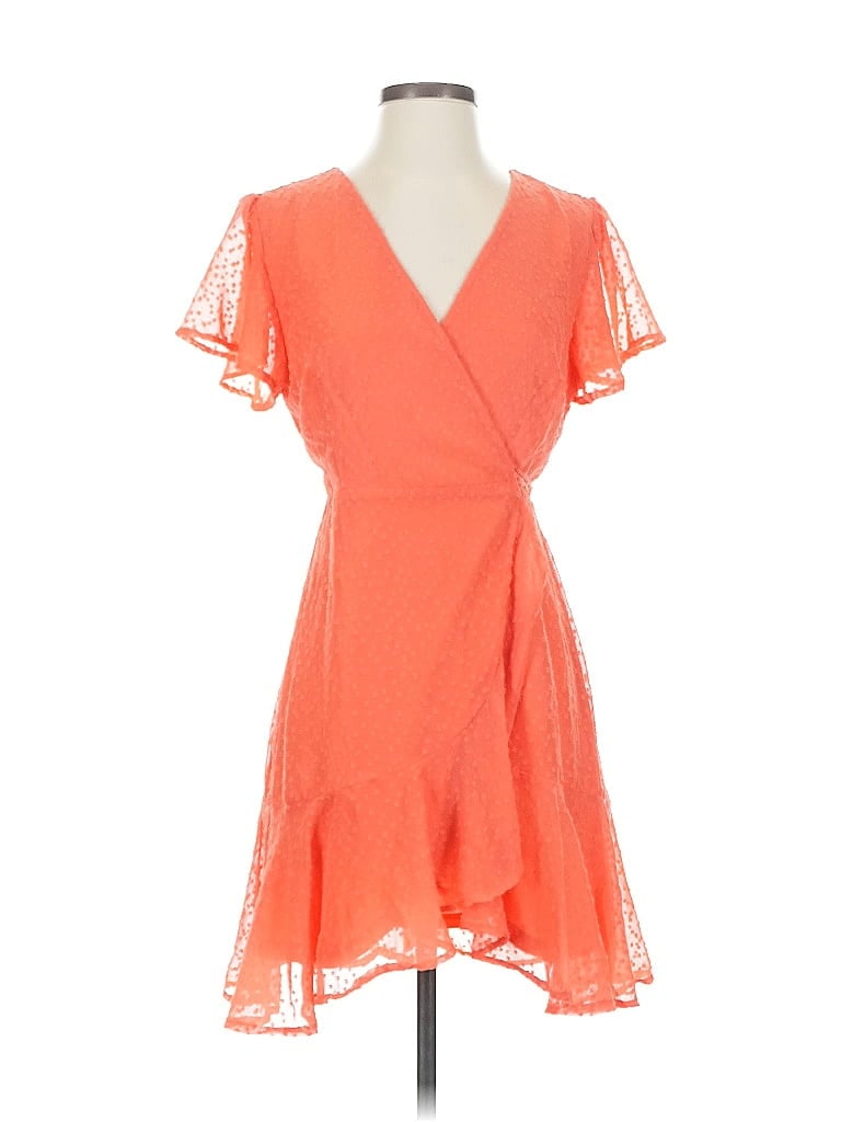 Pre-owned Mi Ami Cocktail Dress In Orange