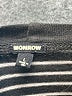 Monrow Stripes Black Short Sleeve T-Shirt Size L - photo 4