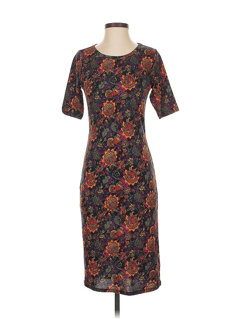 Pre-owned Lularoe Casual Dress In Brown