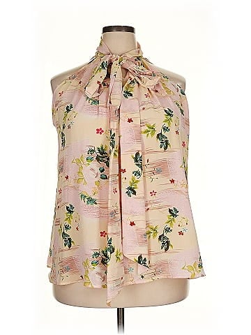 Lena Medoyeff Sleeveless Silk Top (view 1)