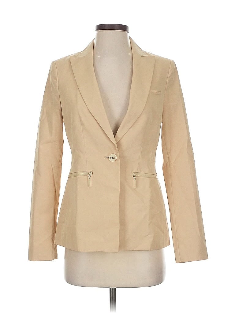 Dkny Blazer Jacket In Brown