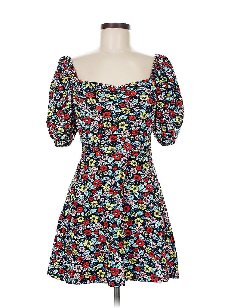 Miss Selfridge Floral Blue Casual Dress Size 6 - photo 1