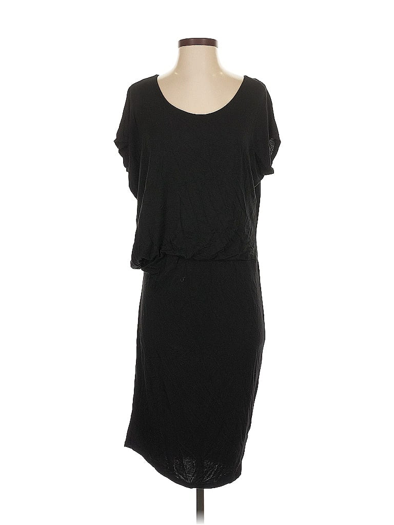 Pre-owned Luxe Casual Dress In Black