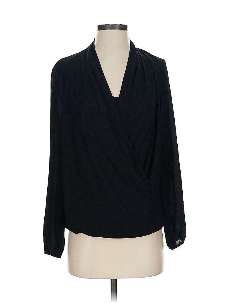 Pre-owned Lilly Pulitzer Long Sleeve Blouse In Black