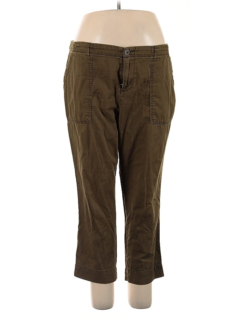 Pre-owned Old Navy Khaki Pant In Brown