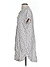 H&M 100% Viscose Polka Dots Silver Short Sleeve Blouse Size S - photo 4