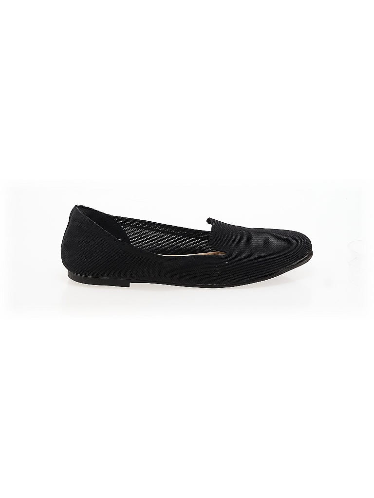 Assorted Brands Solid Black Flats Size 9 (wide) - photo 1