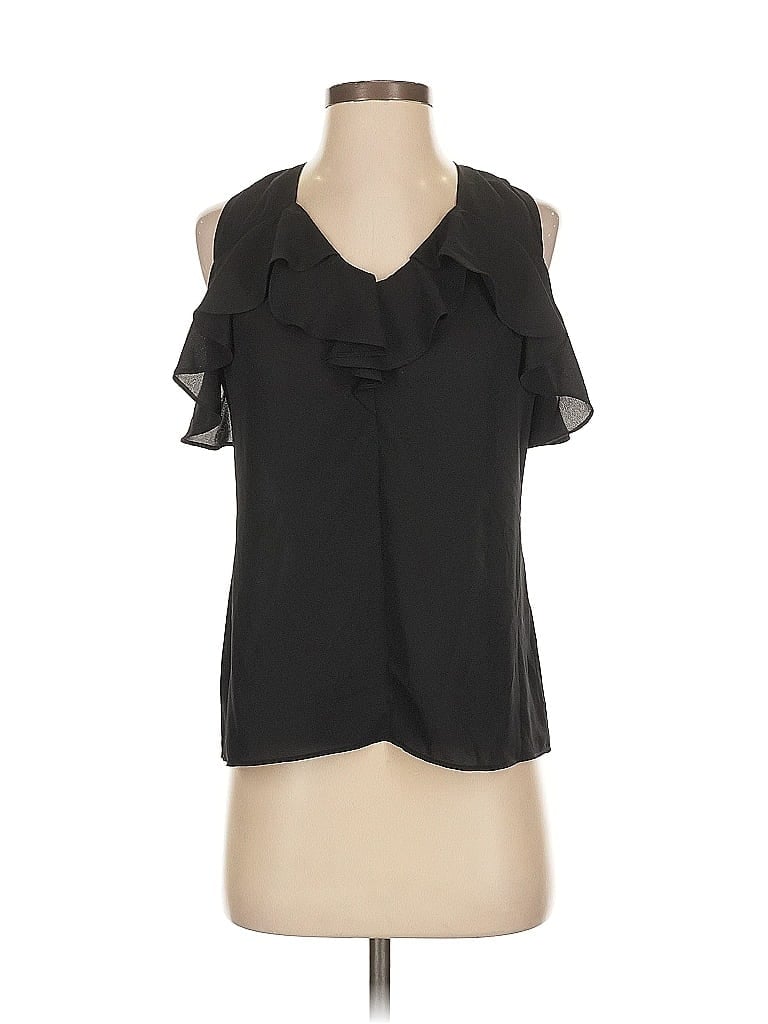Pre-owned Express Sleeveless Blouse In Black