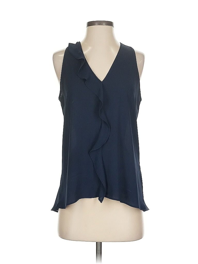 Pre-owned Banana Republic Factory Store Sleeveless Blouse In Blue