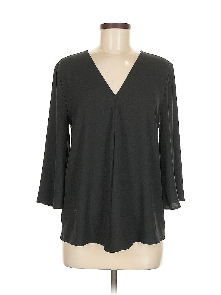 ANN TAYLOR Pre-owned 3/4 Sleeve Blouse In Black
