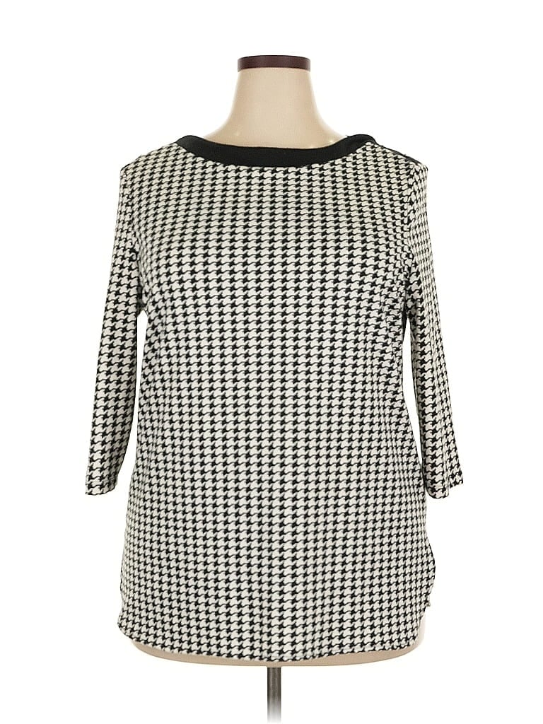 Pre-owned Jules & Leopold 3/4 Sleeve Blouse In White