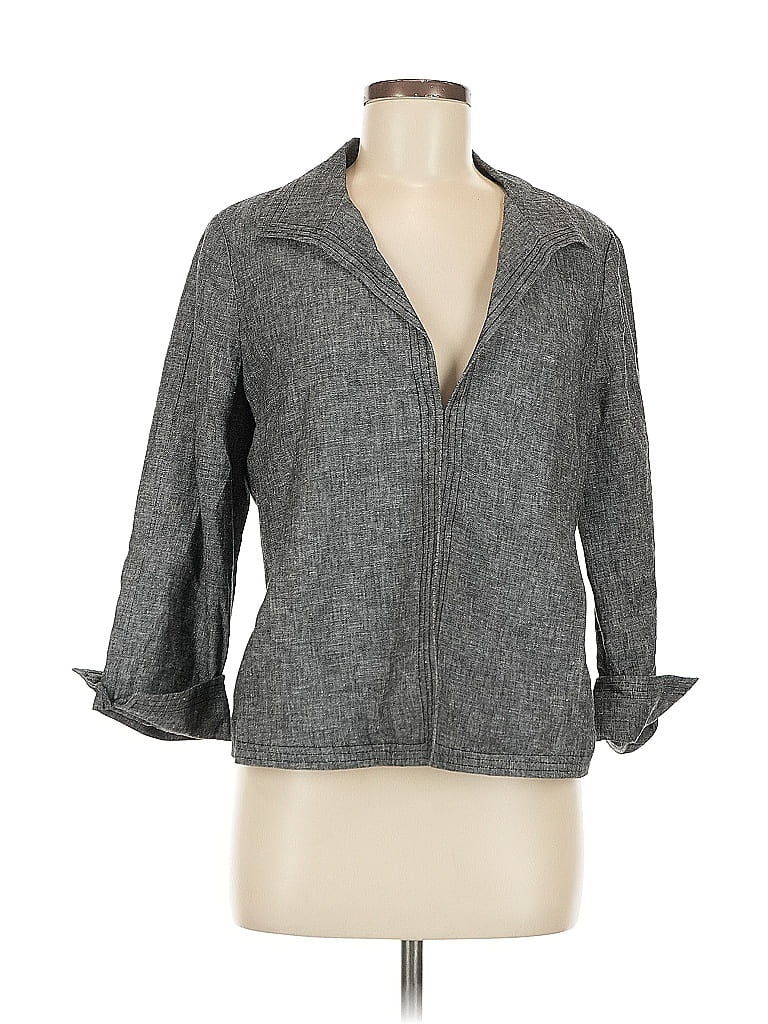 Pre-owned Kim Rogers Jacket In Gray