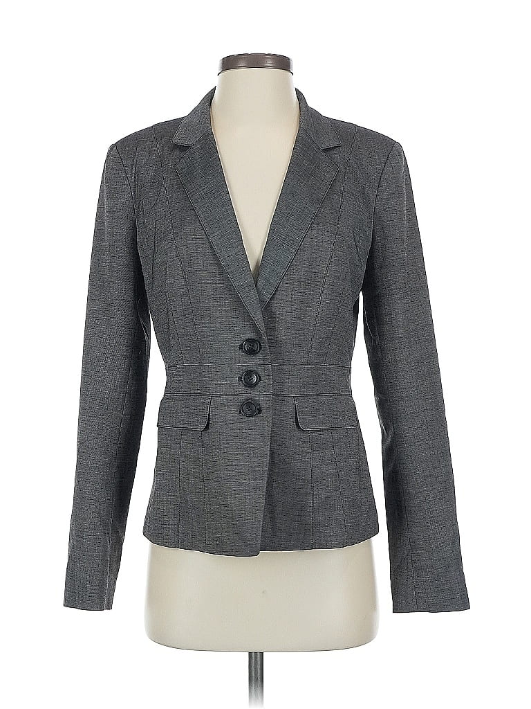 HALOGEN Pre-owned Blazer Jacket In Gray