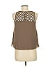 Lost April 100% Polyester Brown Sleeveless Blouse Size M - photo 2