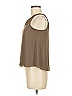 Lost April 100% Polyester Brown Sleeveless Blouse Size M - photo 5
