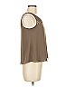 Lost April 100% Polyester Brown Sleeveless Blouse Size M - photo 4