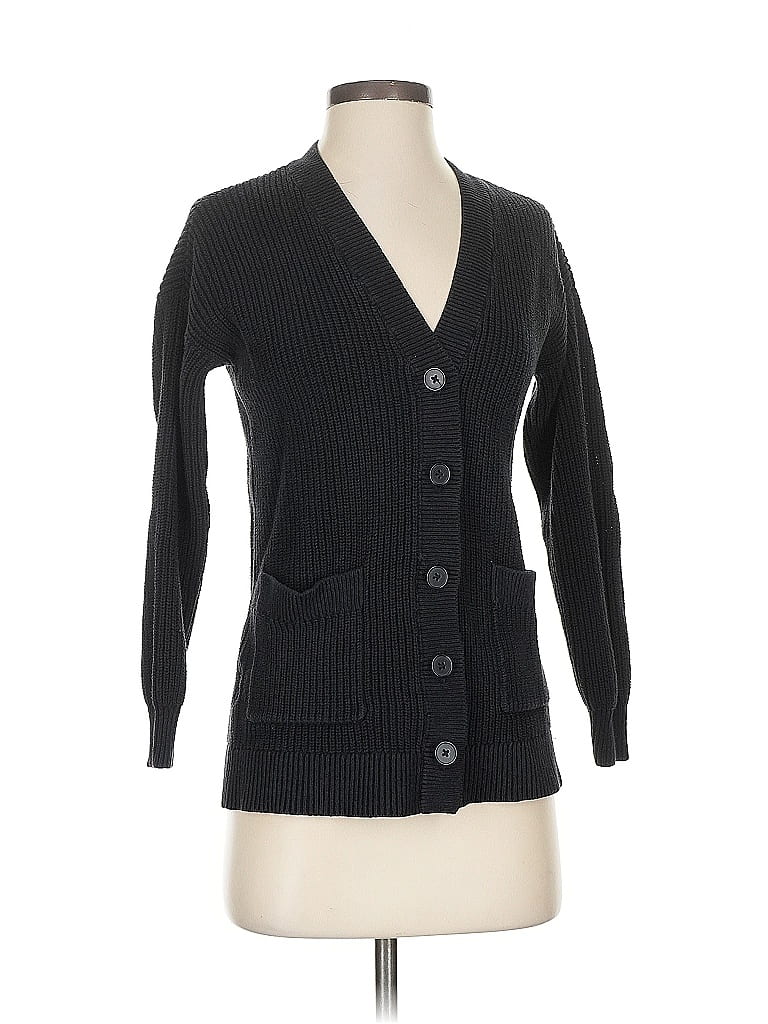 Pre-owned Ann Taylor Loft Cardigan Sweater In Black