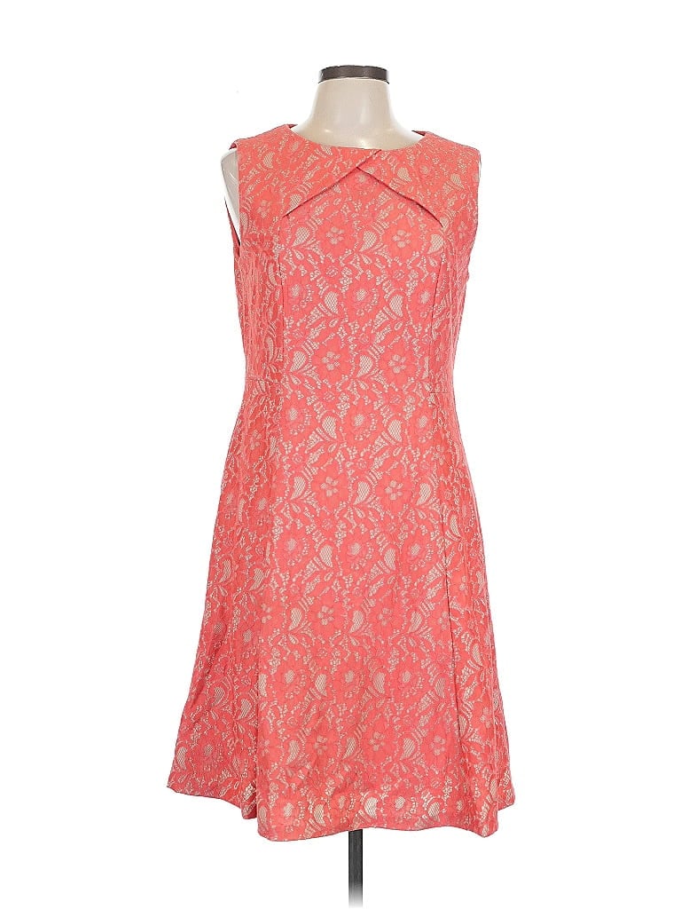 Click to view more detailed imagery on our partner's website Pre-owned Tahari By Asl Cocktail Dress In Orange