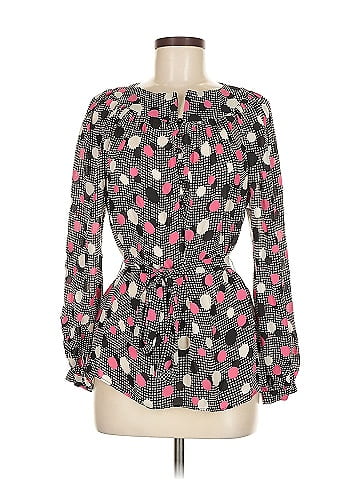 an original MILLY of New York Long Sleeve Silk Top (view 1)