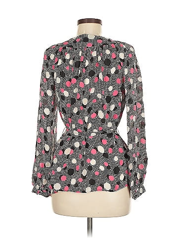 an original MILLY of New York Long Sleeve Silk Top (view 2)