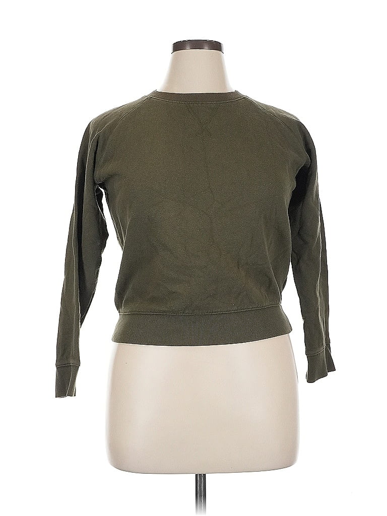 Pre-owned Richer Poorer Pullover Sweater In Green