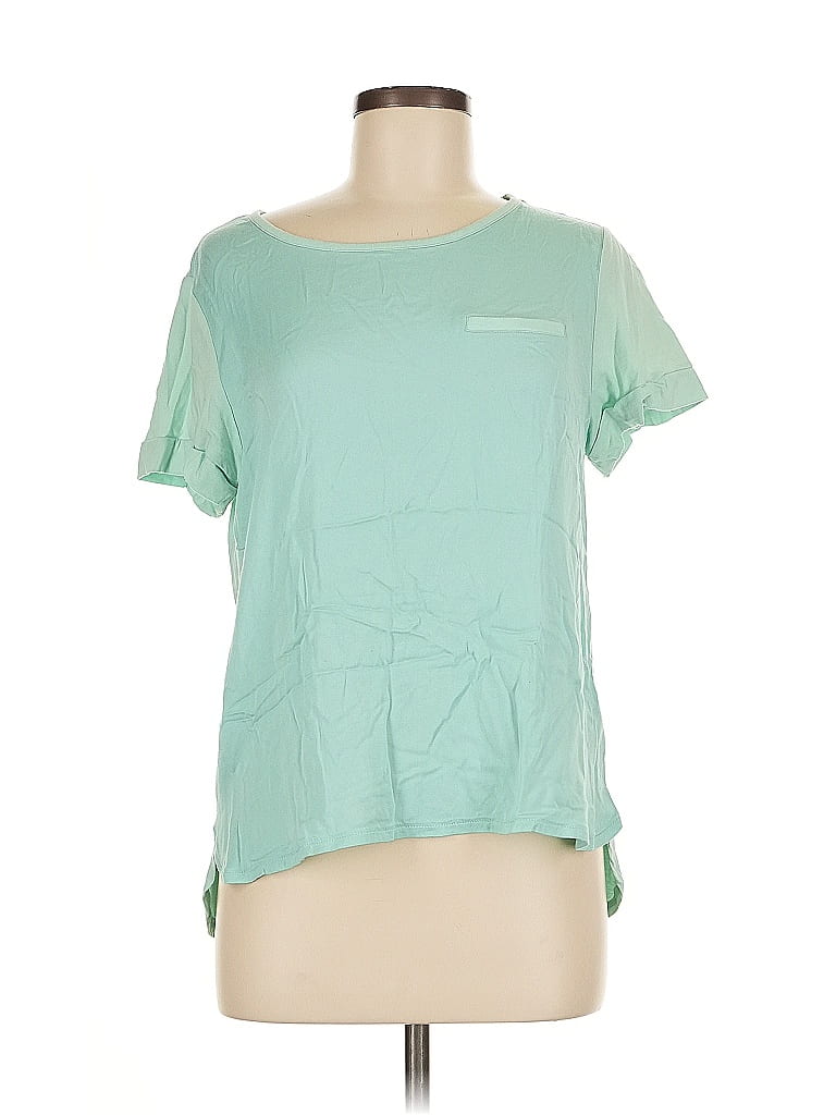 Pre-owned Chico's Short Sleeve T-shirt In Green