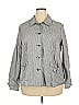 Charter Club Houndstooth Gray Jacket Size 2X - photo 1