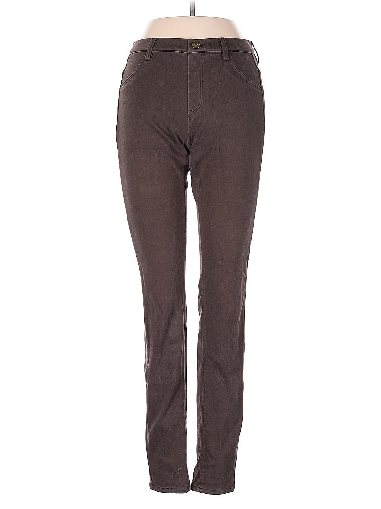 Pre-owned Uniqlo Jeggings In Brown