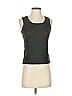 Tania 100% Polyester Gray Sleeveless Top Size S - photo 1