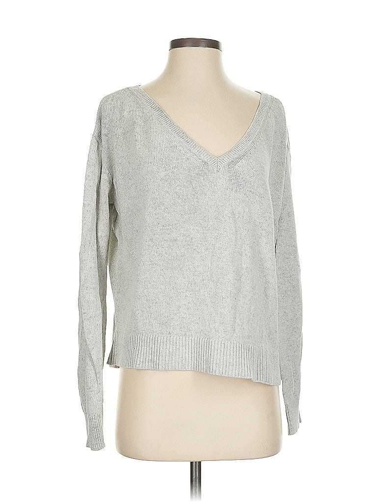 Pre-owned Everlane Long Sleeve T-shirt In Silver