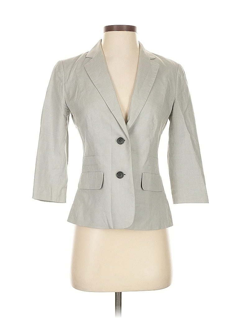 Pre-owned Banana Republic Factory Store Blazer Jacket In Gray