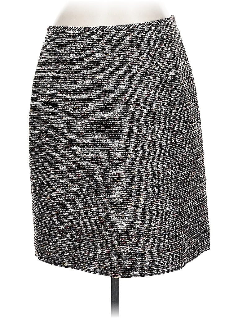 Pre-owned Tahari By Asl Casual Skirt In Gray
