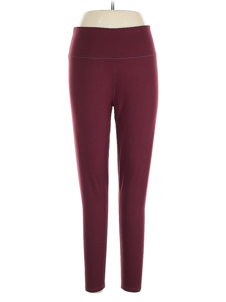 Pre-owned Maurices Active Pants In Burgundy