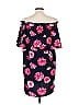 Mud Pie Floral Pink Black Casual Dress Size L - photo 2