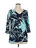 Leota Teal 3/4 Sleeve T-Shirt Size XL - photo 1
