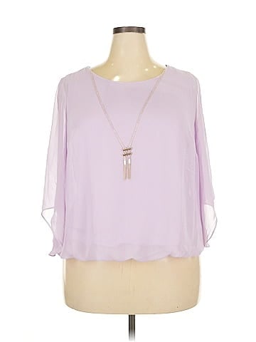 JM Collection 3/4 Sleeve Blouse (view 1)