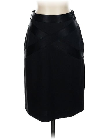 an original MILLY of New York Faux Leather Skirt (view 1)