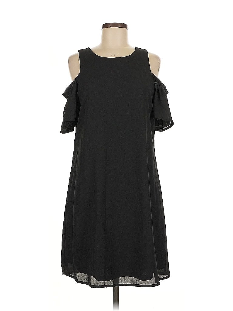 Pre-owned City Streets Casual Dress In Black
