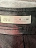 Zara 100% Polyurethane Black Casual Pants Size 10 - photo 3