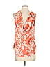 Black Rainn 100% Polyester Orange Sleeveless Blouse Size S - photo 1