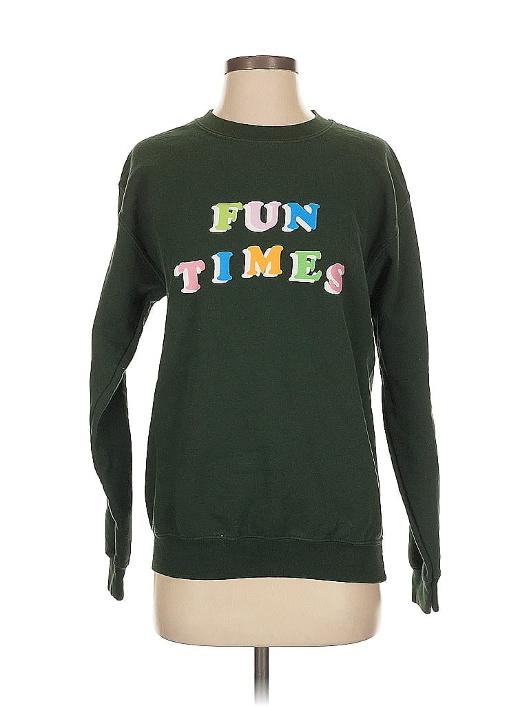 Pre-owned Unbranded Sweatshirt In Green