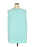 Susan Graver Teal Sleeveless Blouse Size 2X - photo 2