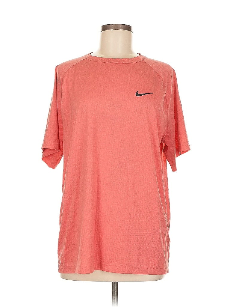 Pre-owned Nike Active T-shirt In Pink