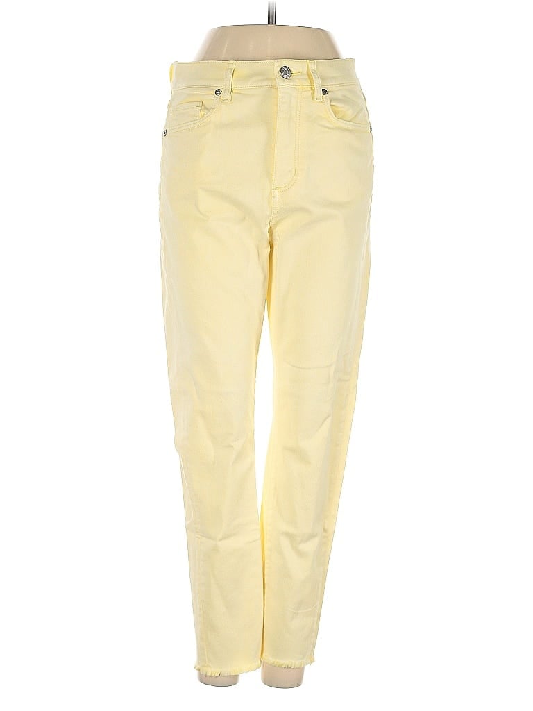 Pre-owned Ann Taylor Loft Casual Pants In Yellow
