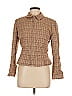 Ann Taylor Tweed Brown Jacket Size 8 - photo 1