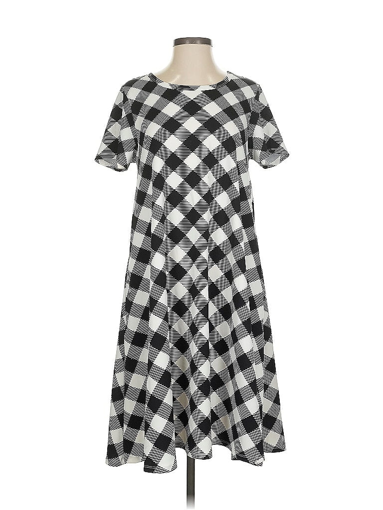 Pre-owned Lularoe Casual Dress In Gray